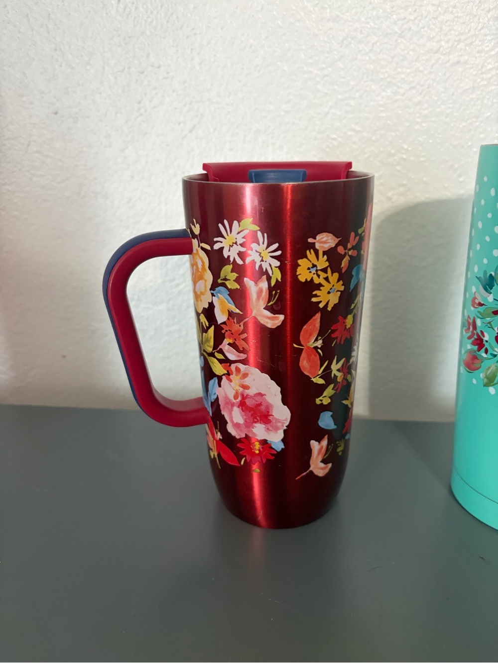 The Pioneer Woman Frontier Red Travel Tumbler 20oz